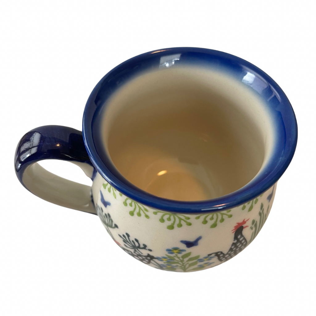 10 oz Unikat Bubble Mug, Peahen