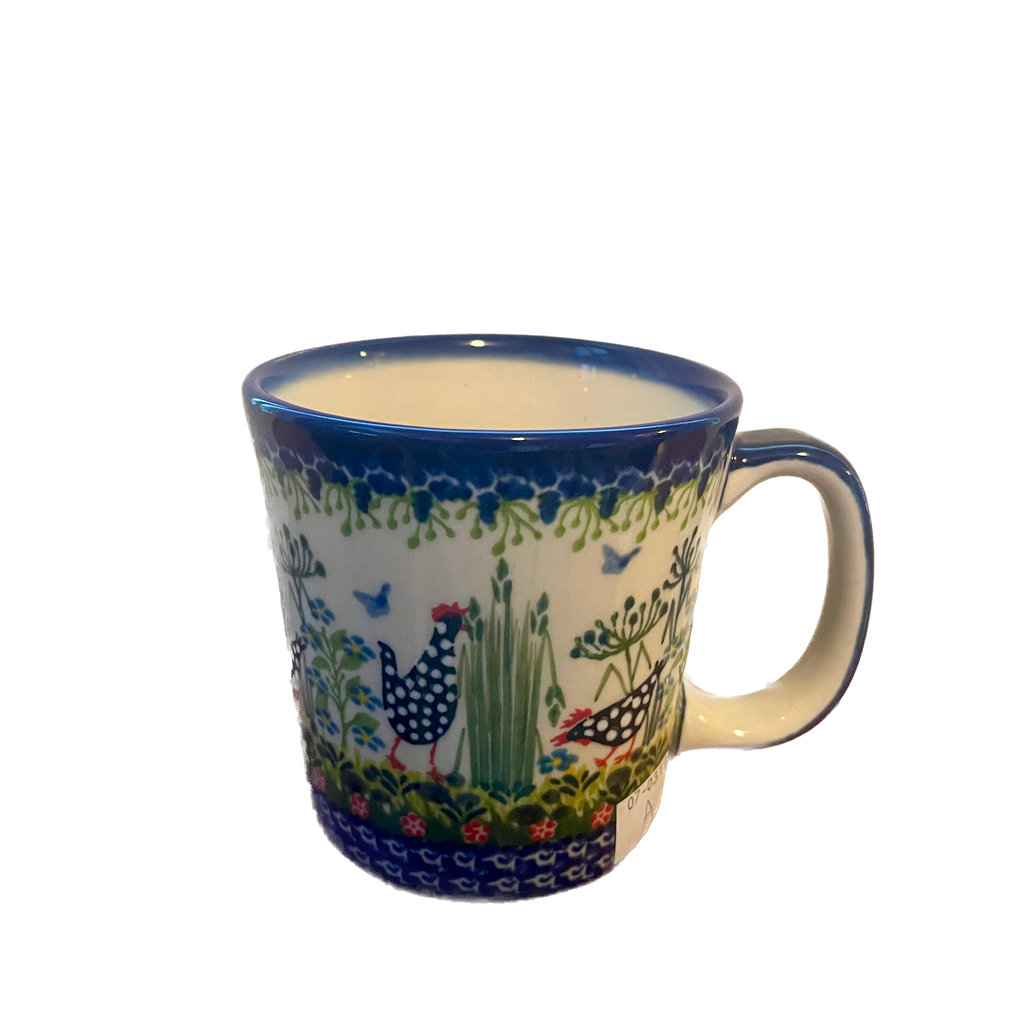 12 oz Unikat Flare Mug, Peahen